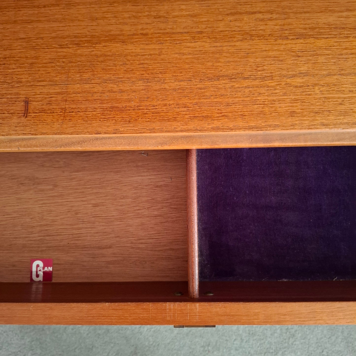G Plan Modular Desk with Attached Shelves