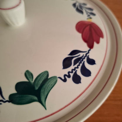 Royal Boch 'Boerenbont' Tureen with Lid 1980s