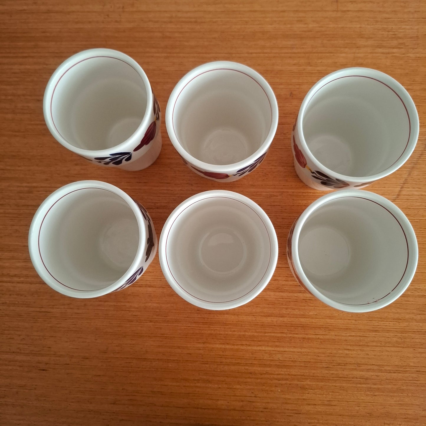 Royal Boch 'Boerenbont' Set of 6 Water Cups