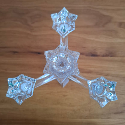 Vintage Fine Crystal 4-Arm Candle Holder by Villeroy and Boch
