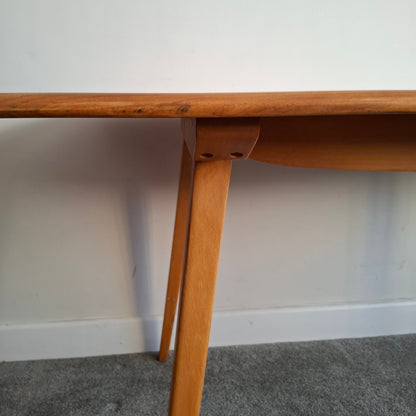 Vintage Ercol Plank Dining Table (Blonde Finish)