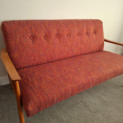 1960s Scandinavian 2-Seater Sofa