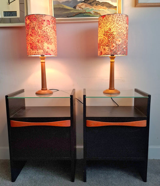 Pair of Mid-Century Bedside Cabinets