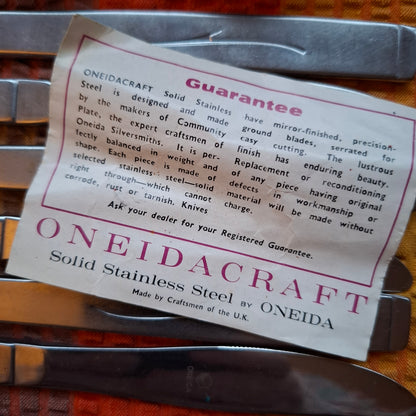 Oneida 'Vanessa' 50-Piece Cutlery Set 1960s