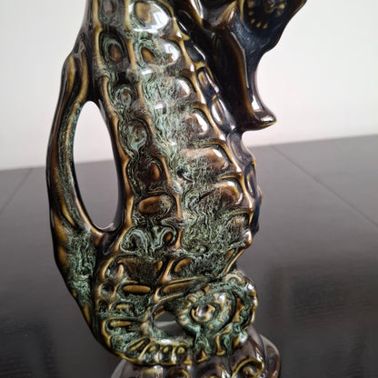 Vintage Fosters Pottery Seahorse Jug VERY RARE