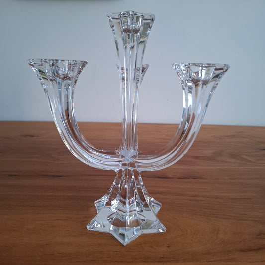 Vintage Fine Crystal 4-Arm Candle Holder by Villeroy and Boch