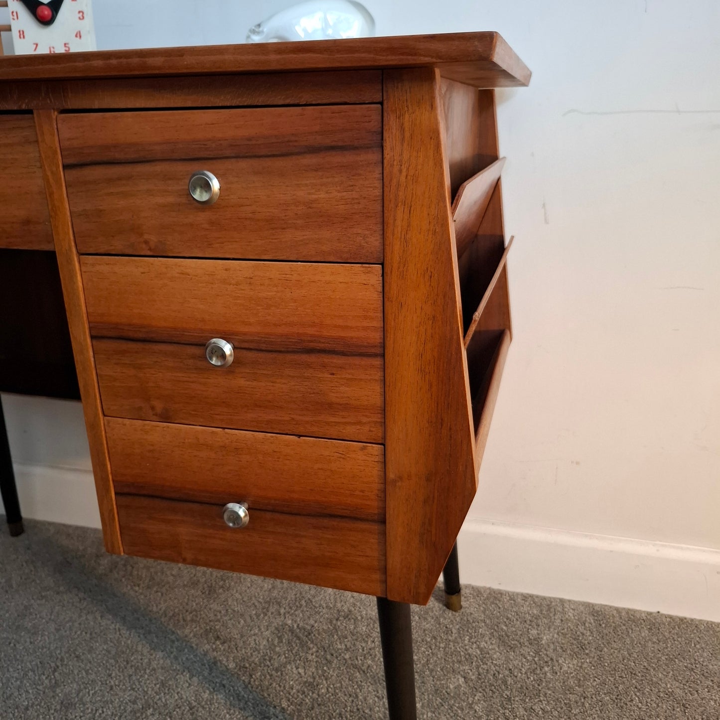 Mid-Century Compact Desk