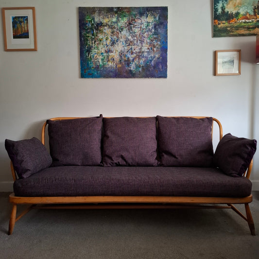 Vintage ERCOL 'Jubilee' (766) 3-Seater Sofa