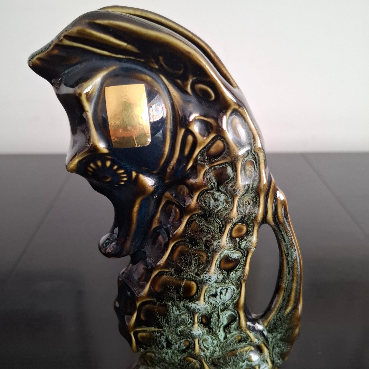 Vintage Fosters Pottery Seahorse Jug VERY RARE