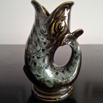 Vintage Fosters Pottery 'Gurgle' Fish Jug