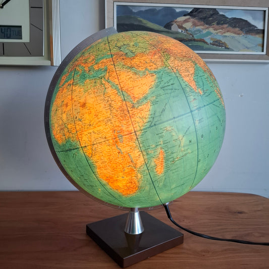 Vintage JRO Illuminated Globe (German)
