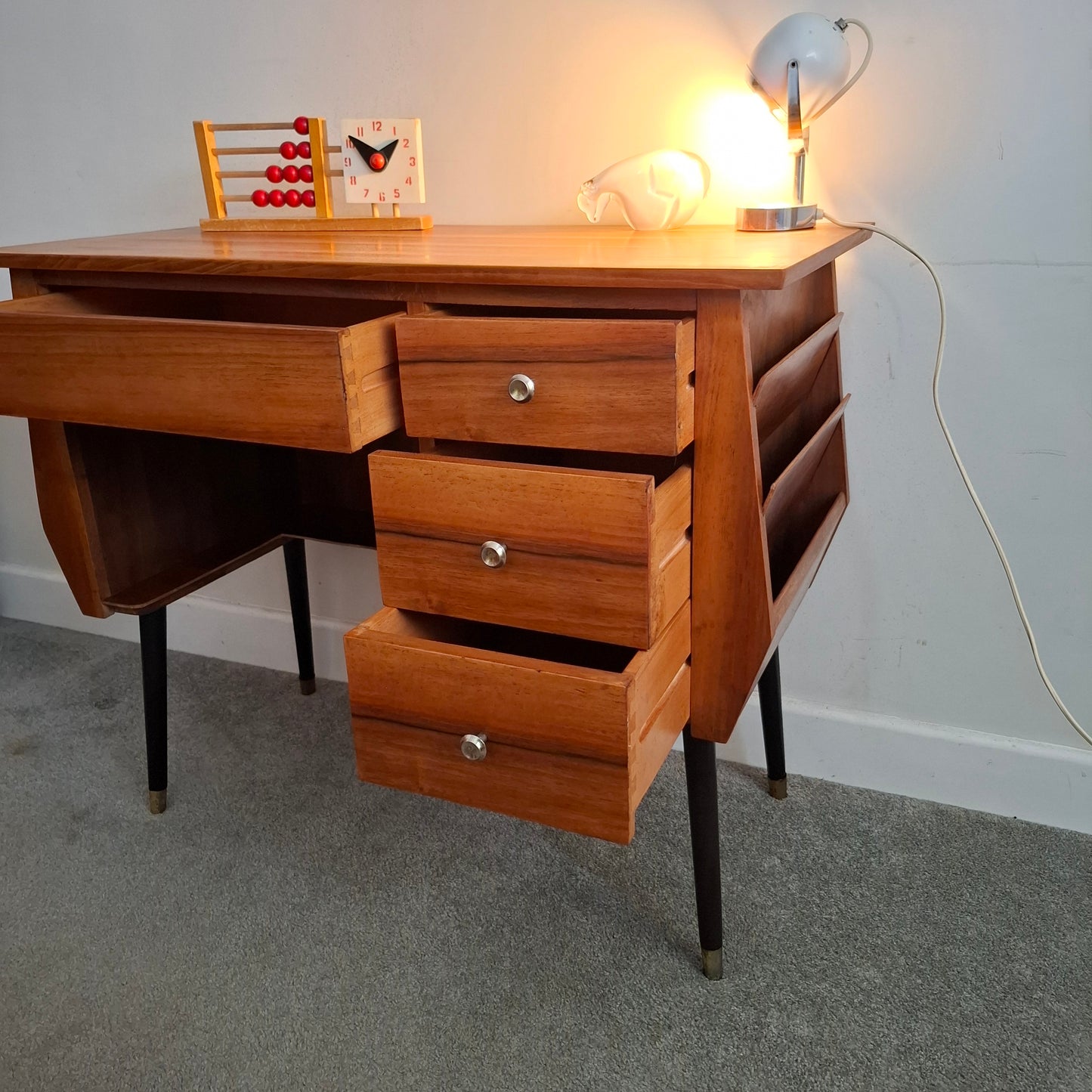 Mid-Century Compact Desk