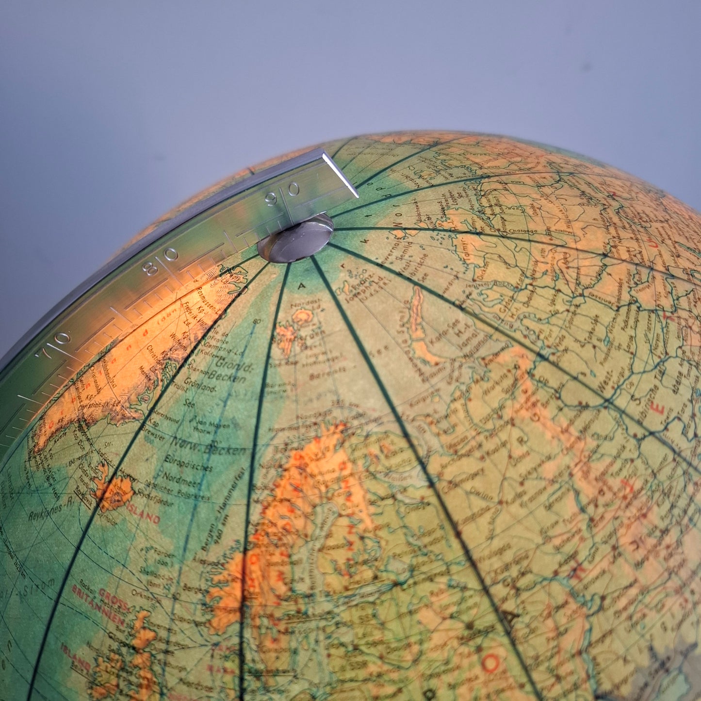 Vintage JRO Illuminated Globe (German)