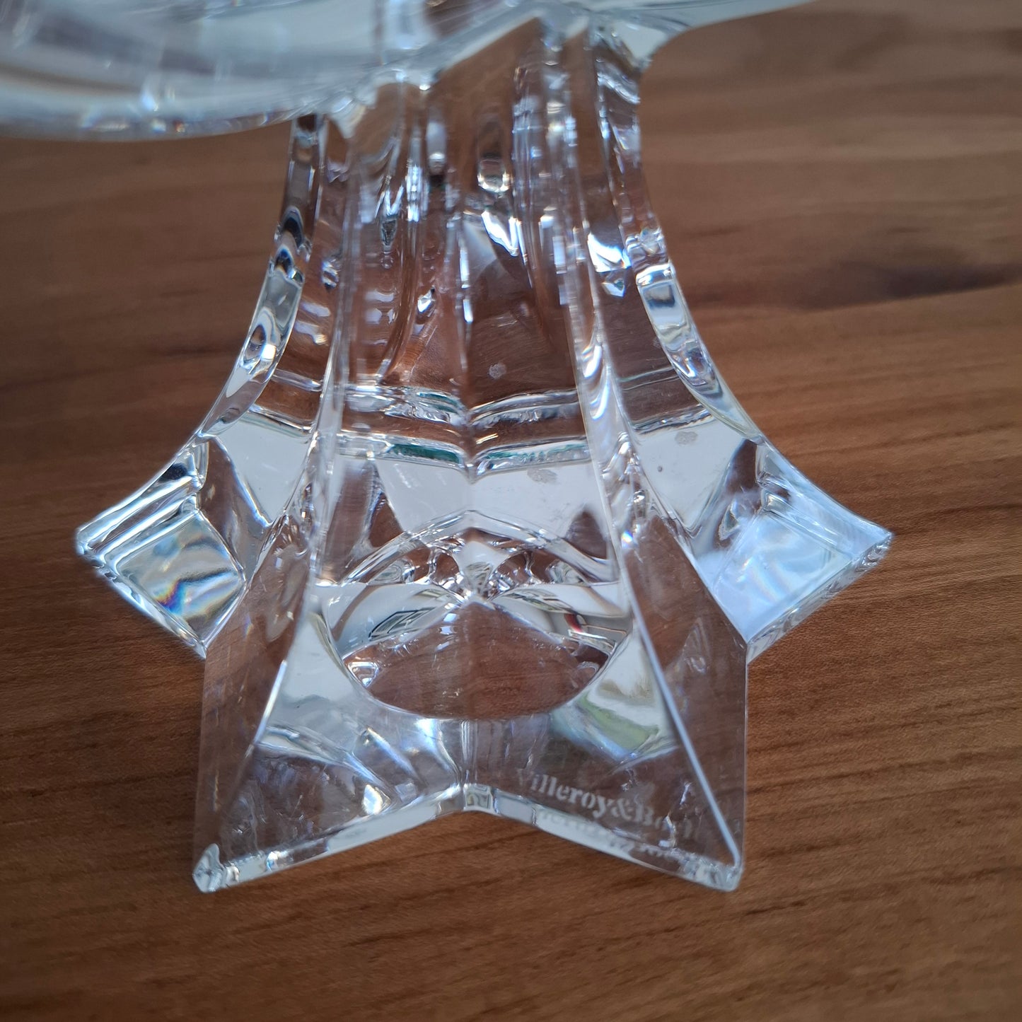 Vintage Fine Crystal 4-Arm Candle Holder by Villeroy and Boch