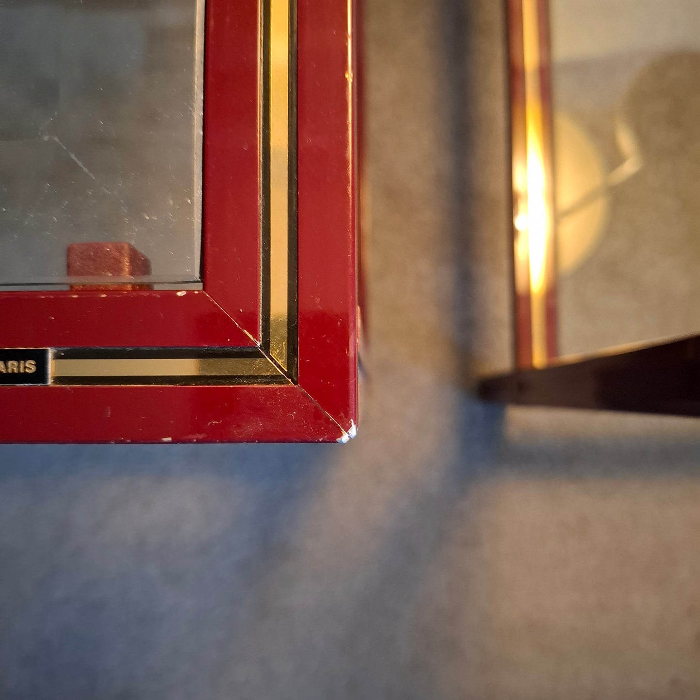 Pair of 1970s Metal and Glass Side Tables by Pierre Vandel